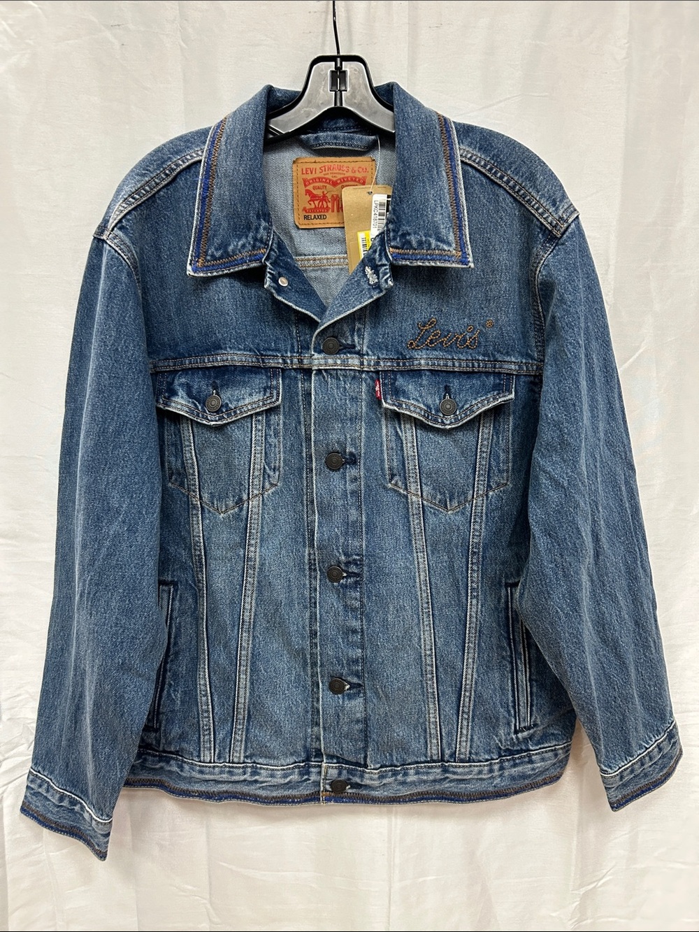 Levi's Men's Relaxed Trucker Denim Jacket - New With Tags